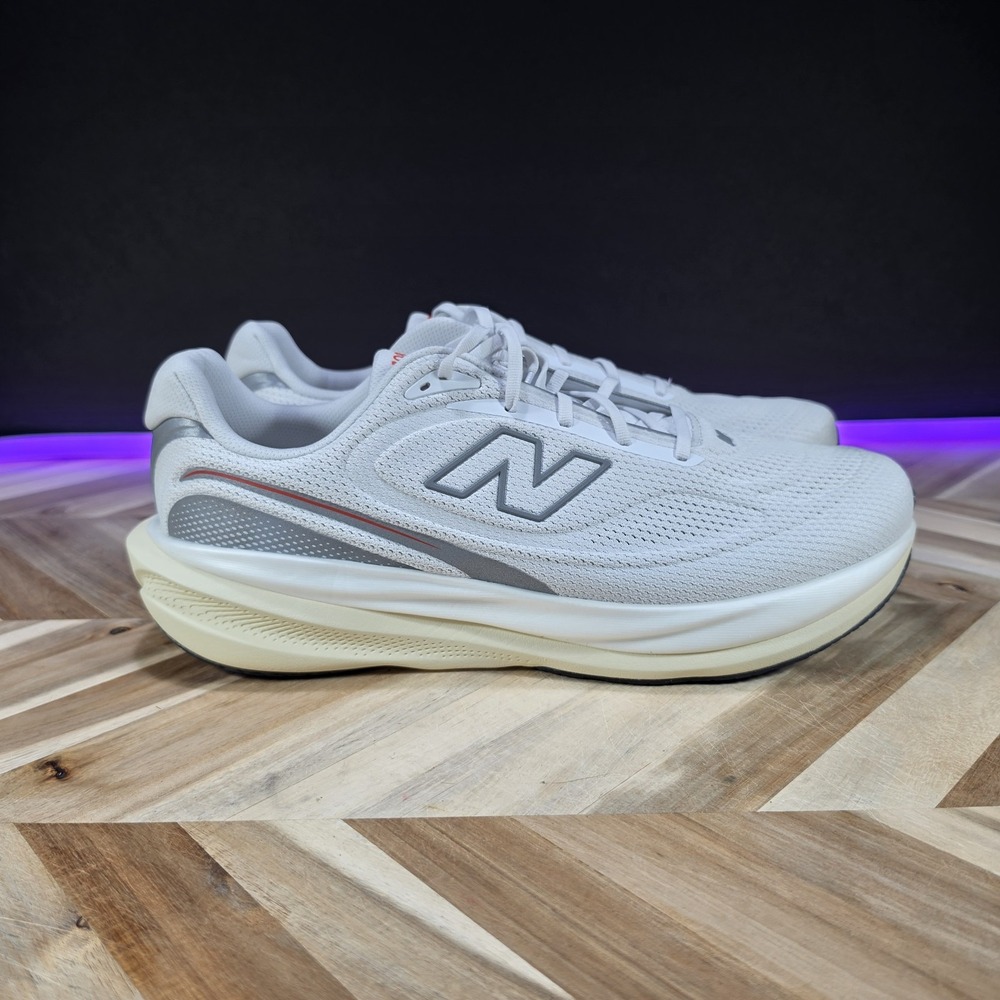 New Balance 1080v15 Men's 15 2E Wide White Gray Infinion Running Shoes M10807ZV